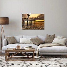 Obraz na szkle - Architektura nad wybrzeżem (70x50 cm)
