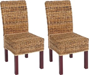 Krzesło do jadalni Loiret (zestaw 2 sztuk),  jasny, bez poduszki