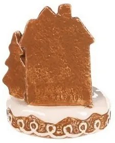 Ceramiczny świecznik Domek piernik na świeczkę do podgrzewaczy