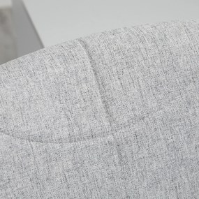 Vinsetto Krzesło Biurowe z Masażem Obrotowe 6-Punktowy Masaż Sztuczna Skóra Szare | Aosom PL