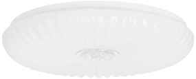 Biała lampa sufitowa LED ze zdalnym sterowaniem i ściemniaczem 38x38 cm Perola – Candellux Lighting