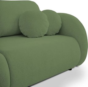 Sofa LOOP z funkcja spania i pojemnikiem ZIELONY RAVEN 77