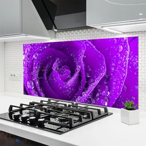 Panel Kuchenny Aksamitna Róża W Rozkwicie