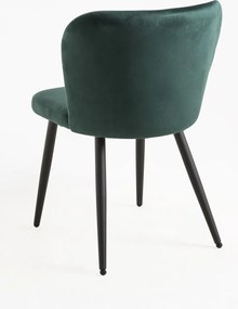 Zestaw 4 Krzese Luk Aksamitne