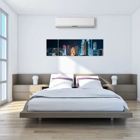 Obraz - Noc w Kuala Lumpur (170x50 cm)