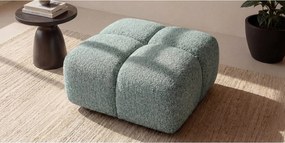 Pufa, podnóżek, tkanina szenilowa Puente, Miętowy, Averro