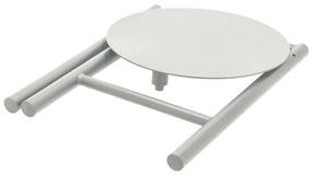 Biały metalowy stołek Disc – Zone