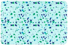 Jasnoniebieski dywanik łazienkowy okrzemkowy (z diatomitu) 39x60 cm Terrazzo – Artsy Doormats