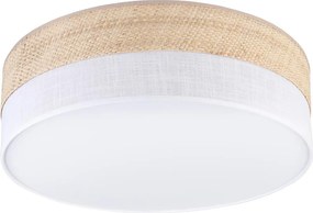 Lampa sufitowa SIRJA BOHO 2xE27/15W/230V śr. 45 cm beżowa/biała