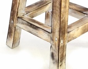 Designerskie krzesło opalane w stylu vintage - 50 cm