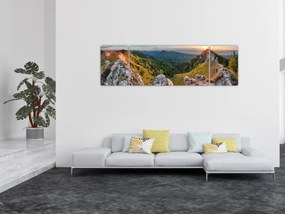Obraz - Krajobraz górski (170x50 cm)