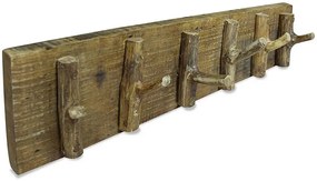 Drewniany rustykalny wieszak ścienny G3-T70