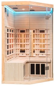 Sauna wewnętrzna niskotemperaturowa infrared na podczerwień 2 - 3 osobowa 120 x 120 CM