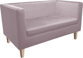 Sofa Monaco : Kolor nogi - Drewno, Kolor tkaniny - VELVET - MG55, Typ tkaniny - Velvet, Wysokość nogi - 20 cm