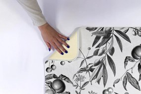 Dywanik antypoślizgowy do łazienki Dywanik antypoślizgowy do łazienki Roślinny wzór