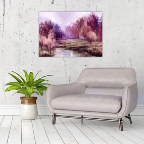 Obraz - Malarstwo pejzażowe jesienne (70x50 cm)