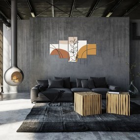Obraz - Kształty Boho (125x70 cm)