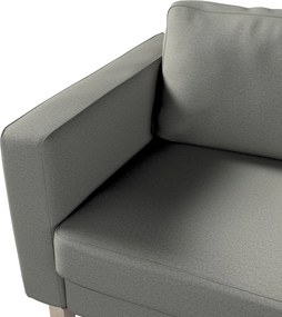 Pokrowiec na sofę Karlstad rozkładaną kolor szary tkanina strukturalna