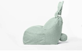 Zielony worek do siedzenia dla dzieci The Brooklyn Kids Funny Bunny