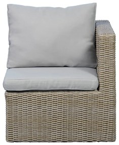 Beżowo-jasnobrązowy zestaw mebli ogrodowych dla 2 osób Modular – Unique Furniture