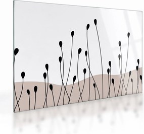 Obraz na szkle - Łąka graficzna N⁰1 (70x50 cm)