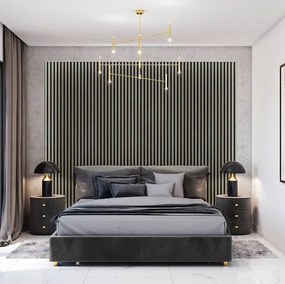 Lamele ścienne 12 szt. dąb popielaty B6-L27