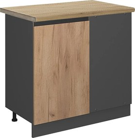 Szafka narożna złoty dąb energetyczny 86x60x81.6 r-line