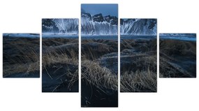 Obraz z widokiem na islandzkie szczyty (125x70 cm)