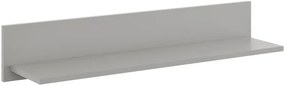 Szara minimalistyczna półka na ścianę H0-P80