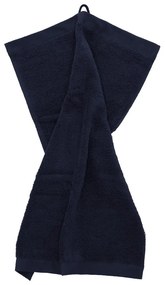 Ciemnoniebieski bawełniany ręcznik frotte 40x60 cm Comfort – Södahl