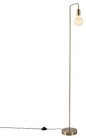 Nowoczesna lampa podłogowa brązowa - Facil