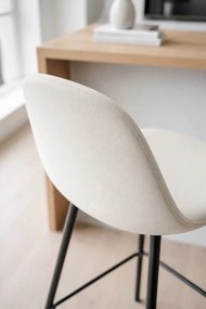 Czarny aksamitny stoek