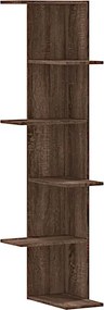 Elegancka półka ścienna brązowy dąb Dąb K4-L25