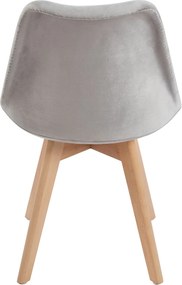 Zestaw 4 Krzese Synk Aksamitne