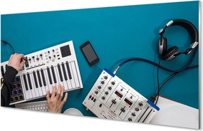 Panel szklany do Kuchni Stanowisko Mikserskie DJ-a