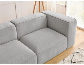 Jasnoszara sofa 255 cm Zephyr – Bobochic Paris