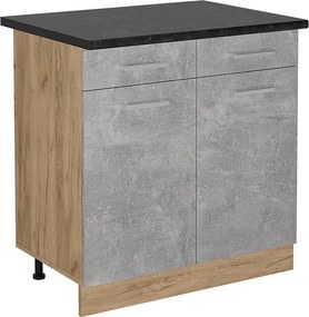 Szafka dolna do kuchni beton 80x60x81.6 r-line