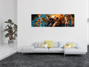 Obraz - Szczegół pająka (170x50 cm)