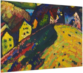 Obraz - Vasily Kandinsky, Houses at Murnau, reprodukcje (70x50 cm)