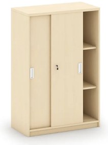Szafa przesuwna MIRELLI, 800 x 400 x 1200 mm, brzoza