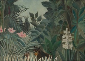 Obraz - Henri Rousseau, The Equatorial Jungle, reprodukcje (70x50 cm)