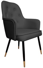 Krzesło SARA noga czarna/złota Vega99