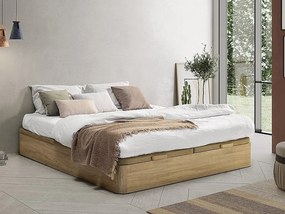 Stelaż ze skrzynią - 180x200 cm - Naturalny jasny - HESTIA marki YSMÉE