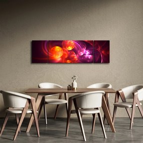 Obraz nowoczesnej abstrakcji (170x50 cm)