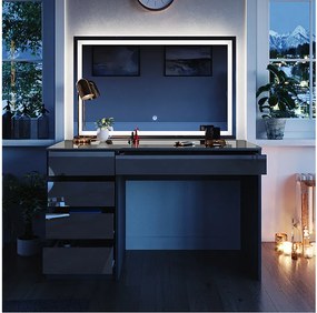 Stół Madalitional antracyt 120x55x75 sherry