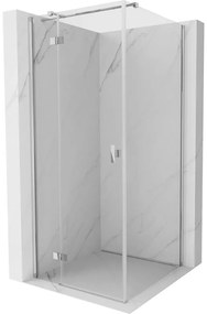 Mexen Mist H T kabina prysznicowa uchylna lewa 95 x 95 cm, transparent, chrom - 8A5T-095-095-01-00-L