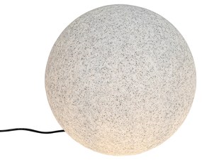 Zewnetrzna Inteligentna lampa zewnętrzna szara 45 cm IP44 z LED - Nura Nowoczesny Oswietlenie zewnetrzne