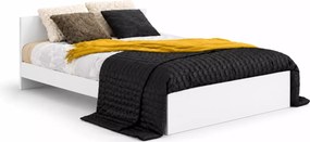 MOBI LOZ-120 Łóżko Jednoosobowe 120x200 cm – Kolor Biały / Dąb Sonoma – Nowoczesny Styl Młodzieżowy