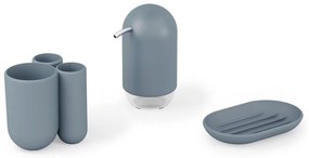 Niebieska plastikowa mydelniczka Touch – Umbra