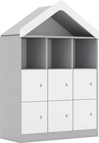 Regał szkolny domek Blox BASE 110 index 3PP-3R-6F1-D